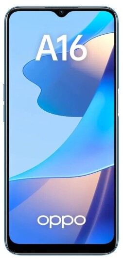 Смартфон OPPO A16 Blue - фото 2
