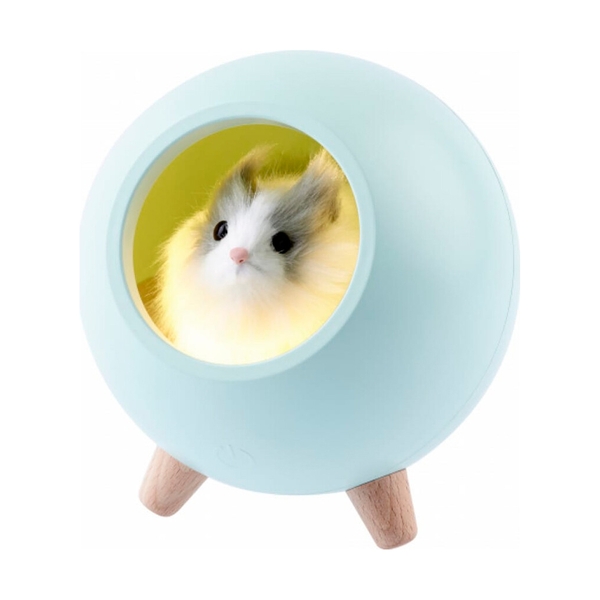 Ночник-светильник ЭРА NLED-468-1W-GR хомяк зеленый - фото 2