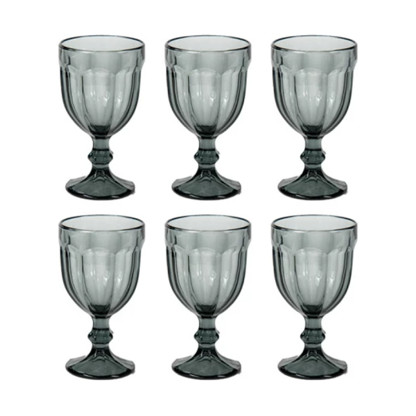 Фужер для вина цветной Olimpic набор 6 шт 170425 - фото