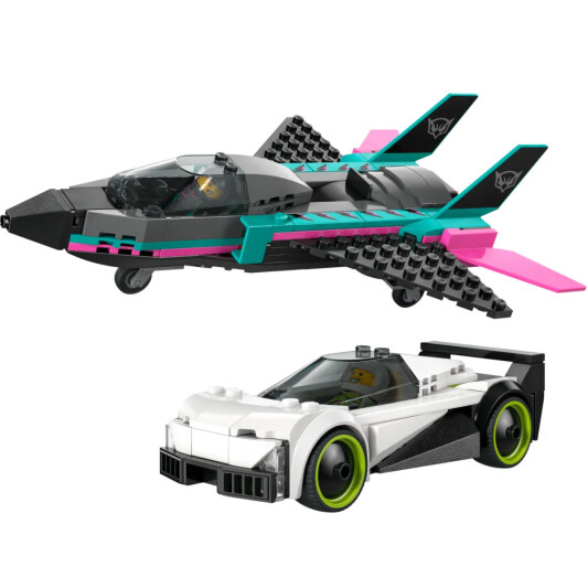 Конструктор Lego 60489 Город Самолет против автомобиля - фото 2