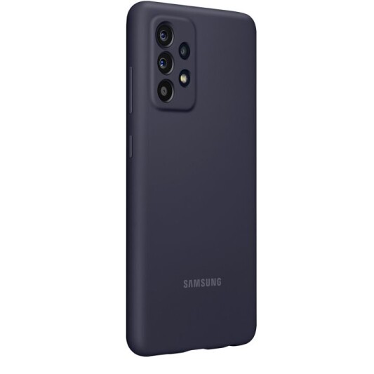 Чёрный силиконовый чехол для Samsung Galaxy A52 /A-Case - фото