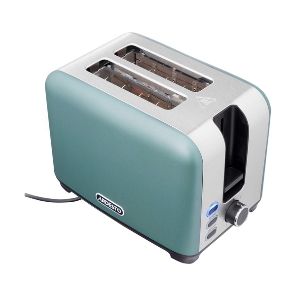 Тостер Ardesto Mint Harmony T-F400G 800Вт, металл, мятный+серебристый - фото 5