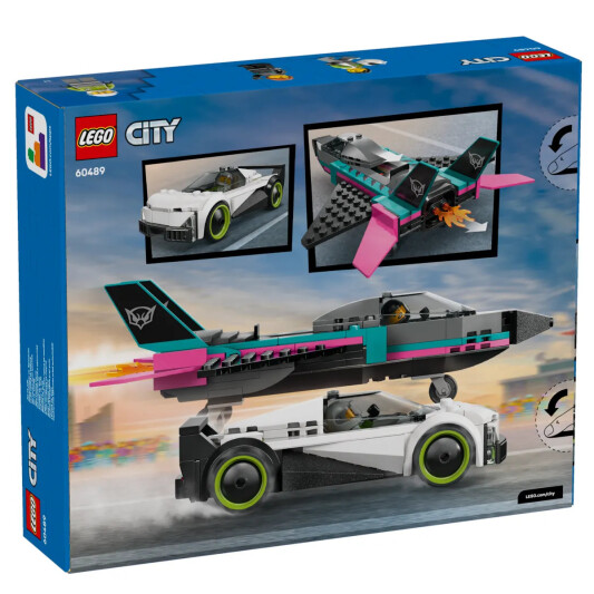 Конструктор Lego 60489 Город Самолет против автомобиля - фото 4