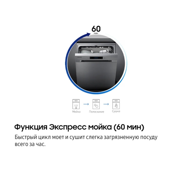 Встраиваемая посудомоечная машина Samsung DW60M5050BB/WT - фото 10