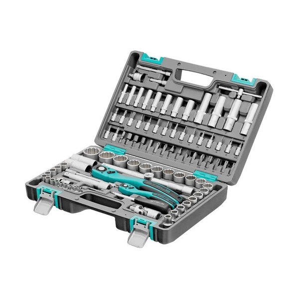 Набор инструментов 12 гранные головки, пластиковый кейс, 94 предмета Stels - фото 3