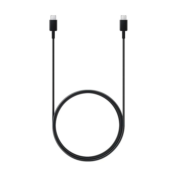 Сетевой кабель SAMSUNG EP-DX310JBRGRU (Type-C to Type-C Cable 1.8m (3A)) black - фото