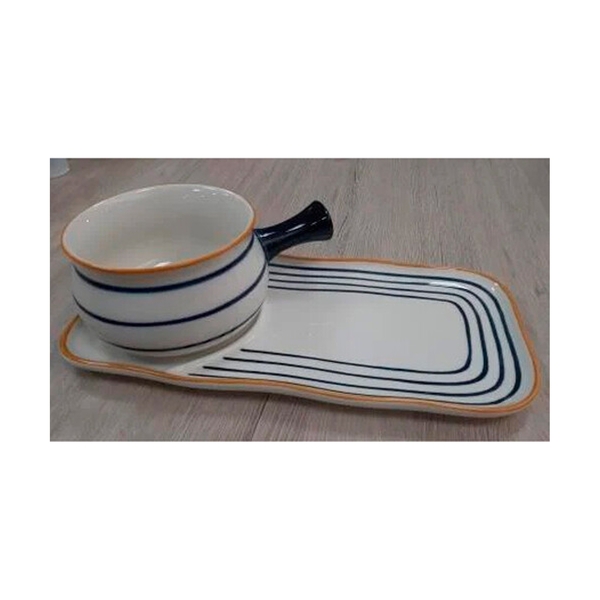 Набор для завтрака 2 пр. фарфор, 202794 - фото