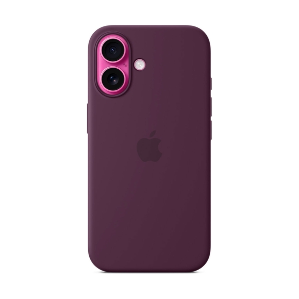 Чехол Apple для iPhone 16 Silicone Case with MagSafe - Plum (MYY43ZM/A) - фото 3
