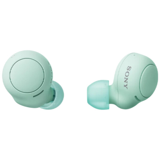 Наушники беспроводные Sony WFC500G.E зеленый - фото