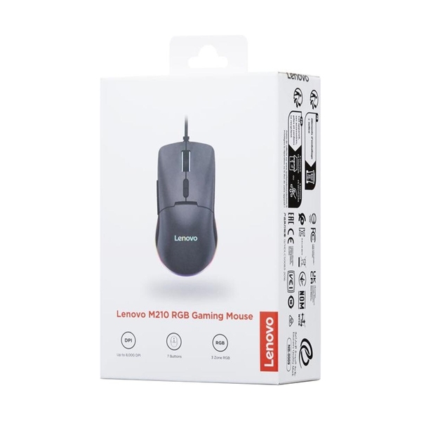 Игровая мышь Lenovo M210 RGB, Black (GY51M74265) - фото 6