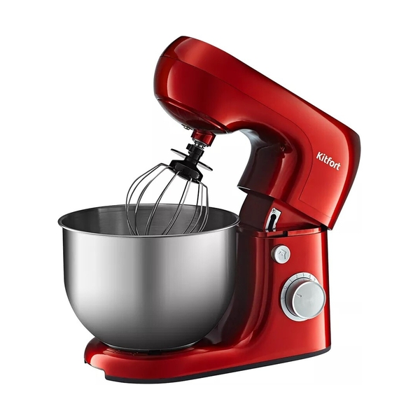 Планетарный миксер Kitfort КТ-3018-1 красный - фото