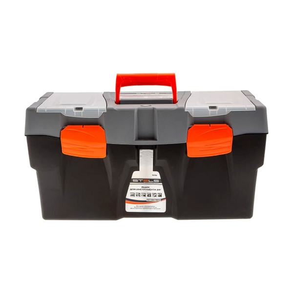 Ящик для инструмента Stels 24, 590х300х300 мм, пластик Россия - фото