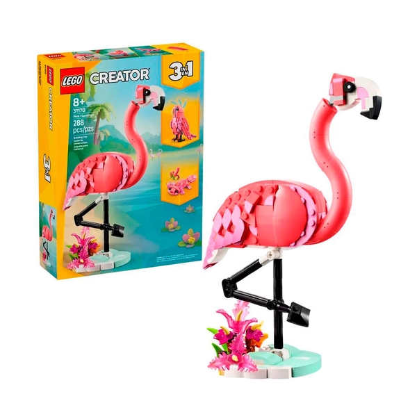Конструктор Lego 31170 Криэйтор Дикие животные: розовый фламинго - фото 6