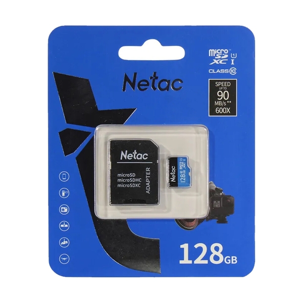 Карта памяти Netac P500 128 Гб, Class 10 U1 (NT02P500STN-128G-R) - фото 3
