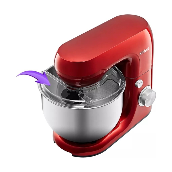 Планетарный миксер Kitfort КТ-3018-1 красный - фото 2