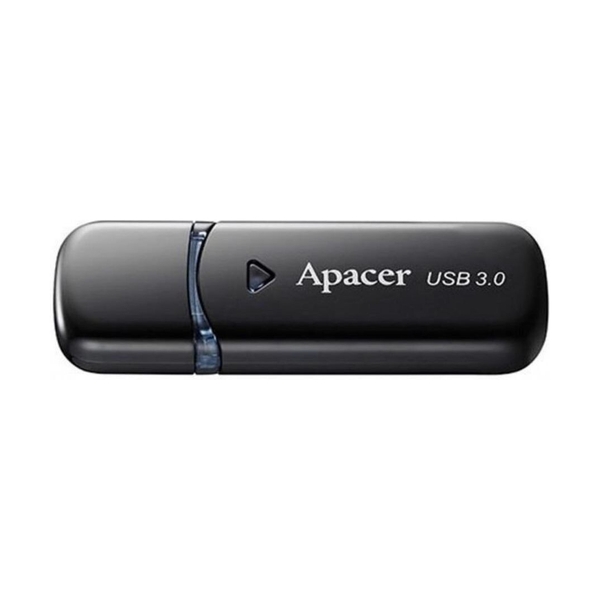 USB-накопитель, Apacer, AH355, AP64GAH355B-1, 64GB, USB 3.1, Чёрный - фото