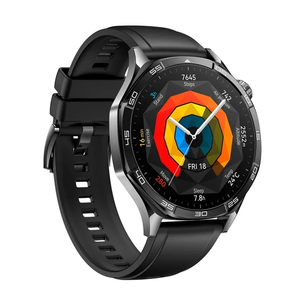 Смарт-часы Huawei Watch GT 5 Pro (46mm) Black Fluoroelastomer Strap (MSC012) - фото 3
