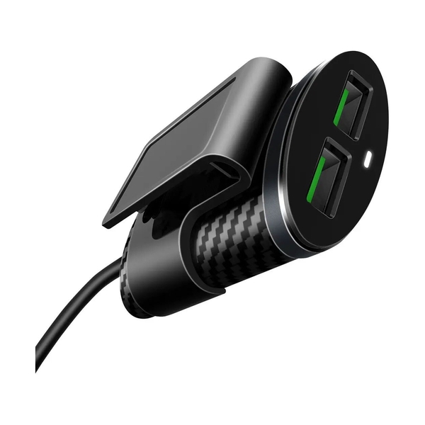 Автомобильное зарядное устройство C7 4-Port Front and Back Seat, черный - фото 2