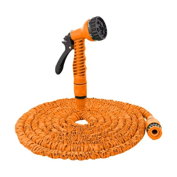 Набор для полива с растягивающимся шлангом 15м Вихрь - фото