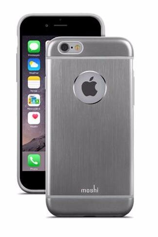 Чехол Moshi iGlaze Armour для iPhone 6 silver, Metallic Case - фото
