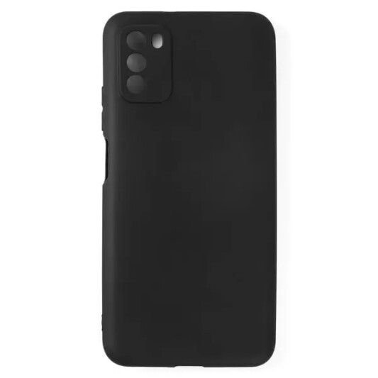 Чёрный силиконовый чехол для Xiaomi Poco M3/A-Case - фото
