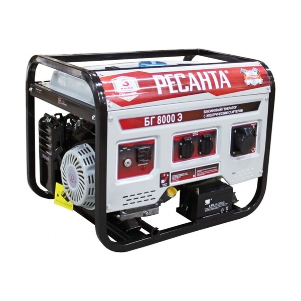 Электрогенератор Ресанта БГ 8000 Э - фото