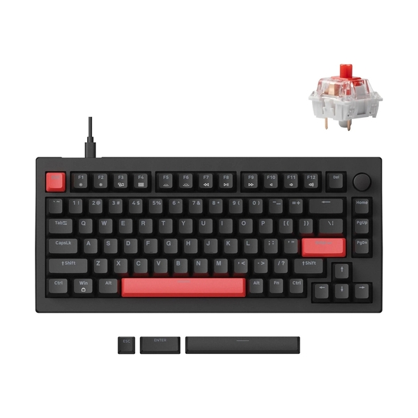 Клавиатура Lemokey X1 84key, Keychron Red (QMK/VIA) X4-A1-KAZ - фото