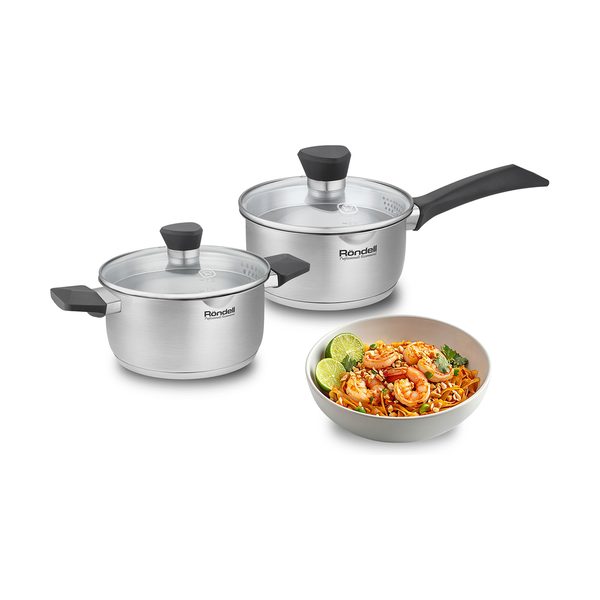 Кастрюля Rondell Strike Grey Ultra RDS-1949 4.8л - фото 3