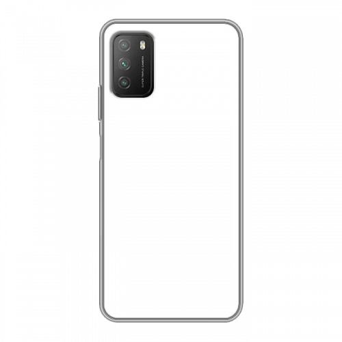 Прозрачный силиконовый чехол для Xiaomi Poco M3 /A-Case - фото
