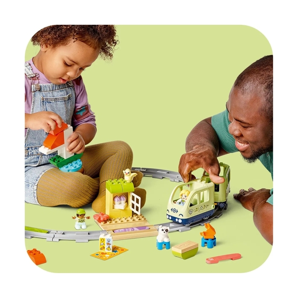 Конструктор Lego 10427 Дупло Интерактивный поезд приключений - фото 6