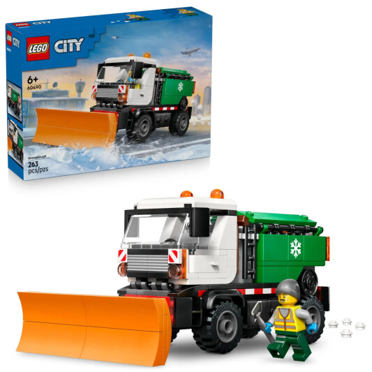 Конструктор Lego 60490 Город Снегоуборочная машина - фото 5