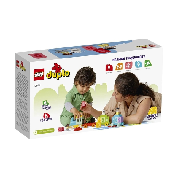 Конструктор Lego 10954 Дупло Поезд с цифрами — учимся считать - фото 11