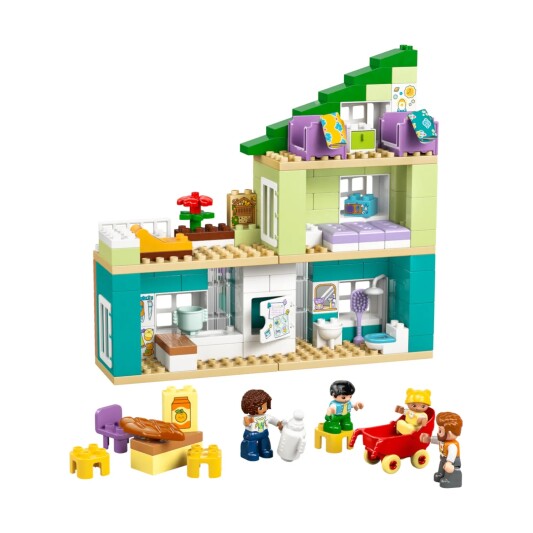 Конструктор Lego 10470 Дупло Современный дом для семьи с фигурками 3в1 - фото