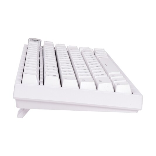 Клавиатура, Ajazz AK820, Механическая, 75%, Blue Switches, Подсветка RGB, Анг/Рус, Белый - фото 3