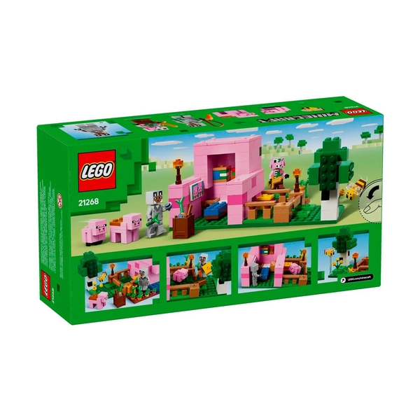 Конструктор Lego 21268 Minecraft Домик поросенка - фото 3