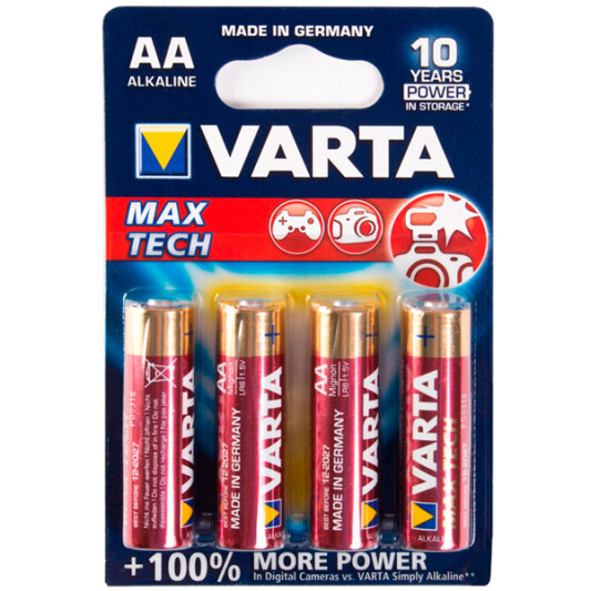Батарейки Varta Maxi-Tech 1,5V AA 4706 (4шт.) - фото