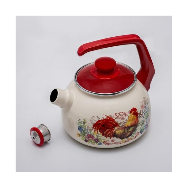 Чайник с бак. руч. Metrot, Золотой Петушок, 2,5л, 196631 - фото 3