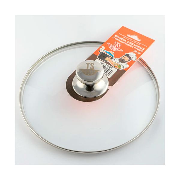 Крышка стеклянная с металл. ручкой 28 см (T5728) TS Kitchen - фото 3