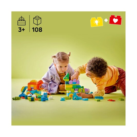 Конструктор Lego 10451 Дупло Динозавры на колесах 3 в 1 - фото 8