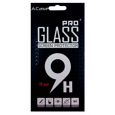 Пленка Iphone 12 (6.7) с окантовкой чёрное Стекло A-Case - фото