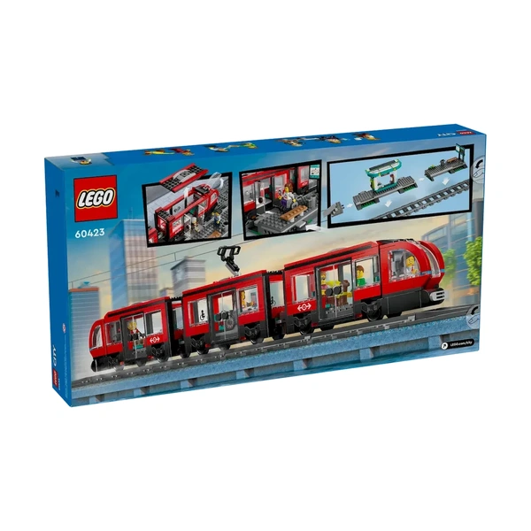 Конструктор Lego Город Трамвай и станция в центре города 60423 - фото 8