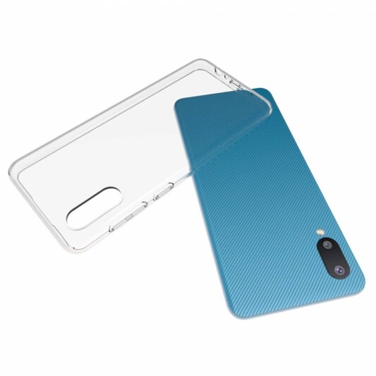 Прозрачный силиконовый чехол для Samsung Galaxy A02 /A-Case - фото