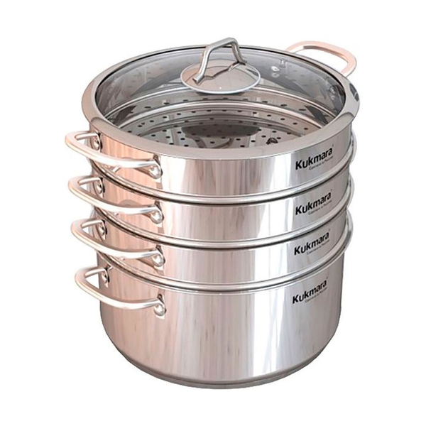 Мантоварка Kukmara 3-х ярусная 26см, STM602603G - фото 7