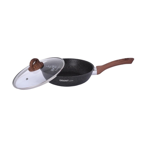 Сковорода Kukmara 26см Granit ultra (blue), сгг261а - фото