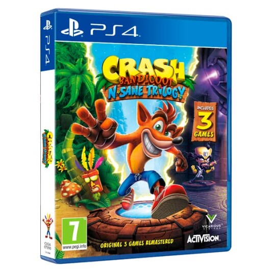 Игра для PS4 Crash Bandicoot N'sane Trilogy - фото