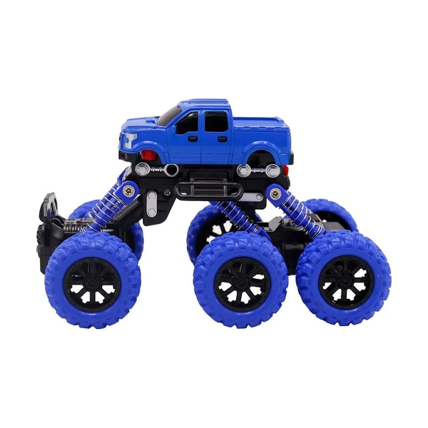 Funky Toys FT97934 Инерционная машинка Внедорожник 6х6 синяя - фото