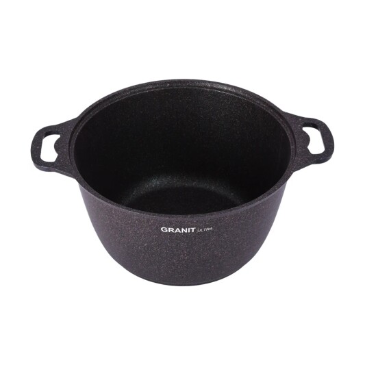 Кастрюля Kukmara 6л со стекл. крышкой, АП линия Granit ultra (blue) кгг62а - фото 4