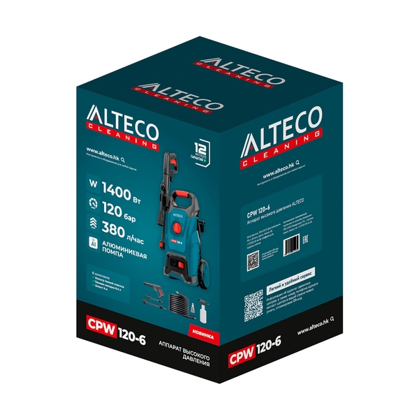 Мойка высокого давления Alteco CPW 120-6 - фото 2