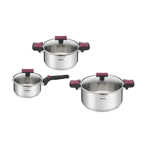 Посуда Tefal G723S674 набор посуды Cook&Clip - фото