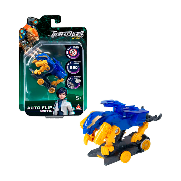Screechers Wild Дикие Скричеры 62642 Маш-трансформер Автофлип Гриффон S5 - фото
